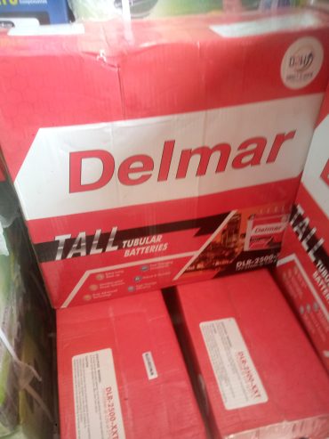 Delmar solar tubular battery 220ah 12v