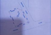 Half a plot with a small bungalow of 2 rooms and parlour sel