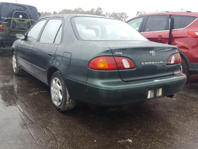 2000 TOYOTA COROLLA VE GREEN