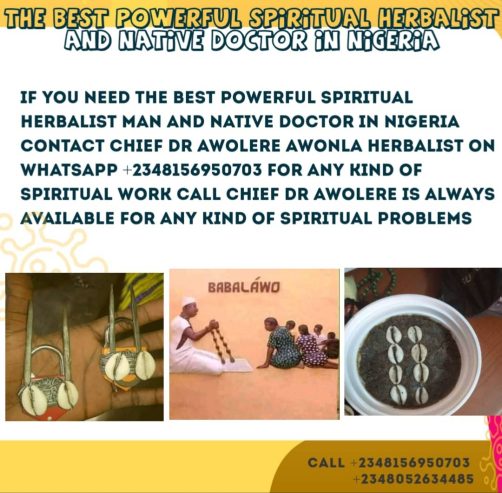 The Best Powerful Spiritual Herbalist Man In Nigeria