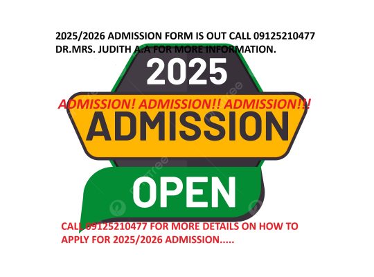 Kaduna College of Nursing & Midwifery 2025.2026 Nursing Form