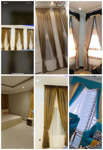 Window blinds and curtains